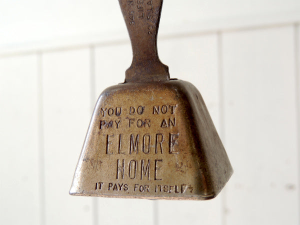 【シカゴ・H.W.Elmore】1930~アドバタイジング・ヴィンテージ・呼び鈴・鈴・ハンドベル
