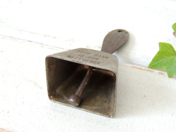 【シカゴ・H.W.Elmore】1930~アドバタイジング・ヴィンテージ・呼び鈴・鈴・ハンドベル