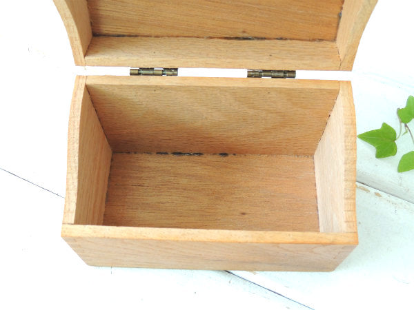 【#435】組み木仕様・ヴィンテージ・木製カードボックス・ファイルケース