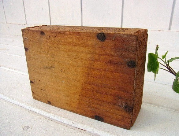 【KODIKOOK】組み木の小さなアンティーク・ウッドボックス/木箱 USA