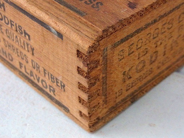 【KODIKOOK】組み木の小さなアンティーク・ウッドボックス/木箱 USA