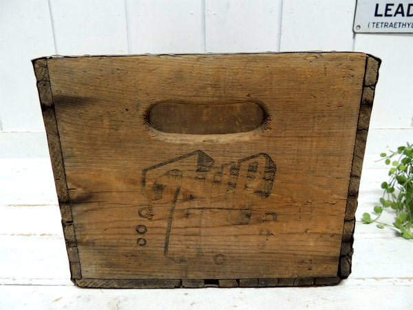 【7UP】セブンアップ・ドリンク・60'sヴィンテージ・ウッドボックス・木箱・ディスプレイ USA