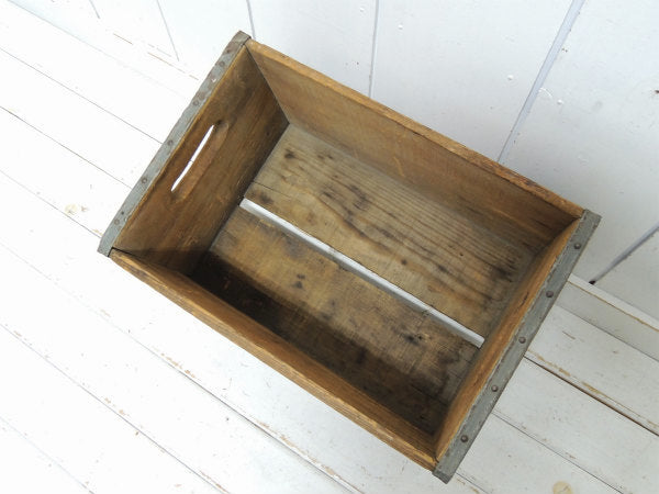 【7UP】セブンアップ・ドリンク・60'sヴィンテージ・ウッドボックス・木箱・ディスプレイ USA