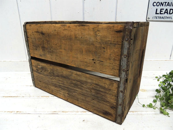 【7UP】セブンアップ・ドリンク・60'sヴィンテージ・ウッドボックス・木箱・ディスプレイ USA