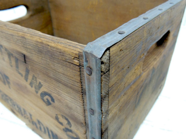 【7UP】セブンアップ・ドリンク・60'sヴィンテージ・ウッドボックス・木箱・ディスプレイ USA