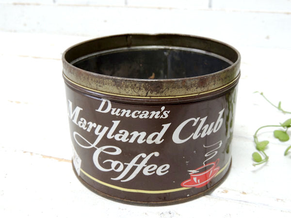 【DUNCAN COFFEE】 ヴィンテージ・コーヒー缶・ティン缶・テキサス州