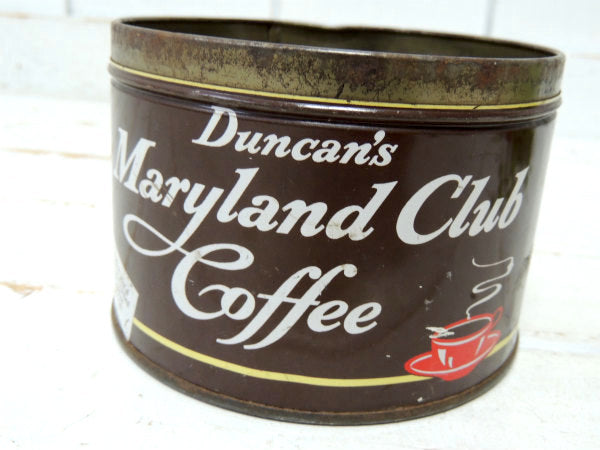 【DUNCAN COFFEE】 ヴィンテージ・コーヒー缶・ティン缶・テキサス州