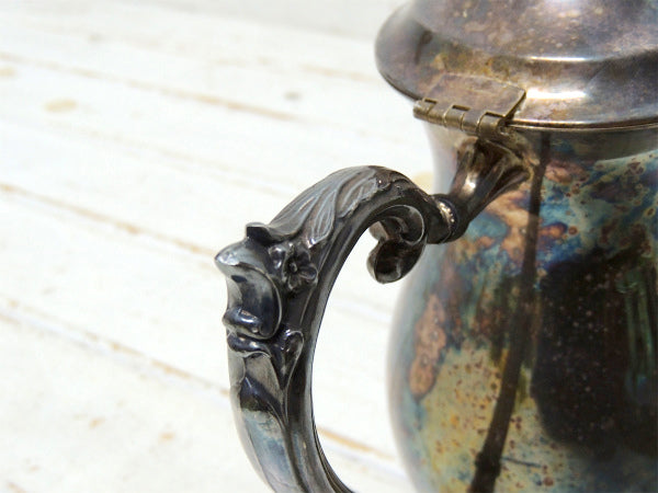 【FB ROGERS SILVER CO】シルバー製・アンティーク・ティーポット・ポット・銀食器