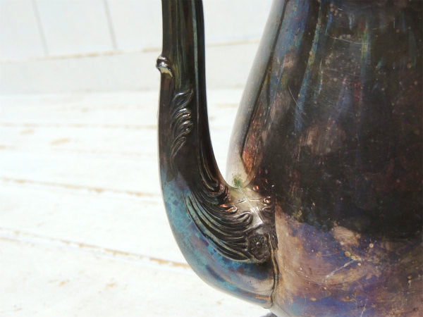 【FB ROGERS SILVER CO】シルバー製・アンティーク・ティーポット・ポット・銀食器