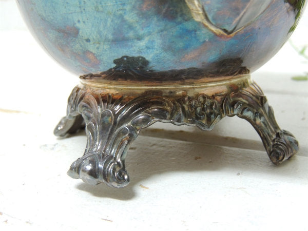 【FB ROGERS SILVER CO】シルバー製・アンティーク・ティーポット・ポット・銀食器