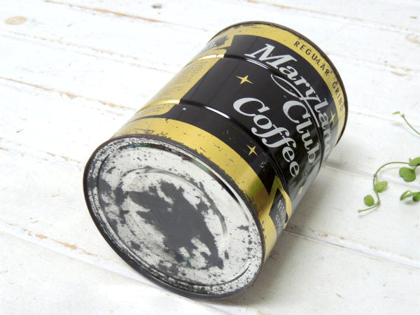 【Maryland Club Coffee】 1950~60's・ビンテージ・コーヒー缶・テキサス州