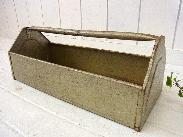 【THE TOTE TRAY】スチール製・ヴィンテージ・ツールケース/工具箱 USA