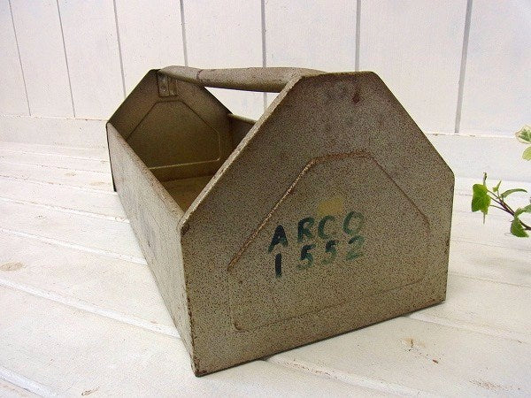 【THE TOTE TRAY】スチール製・ヴィンテージ・ツールケース/工具箱 USA