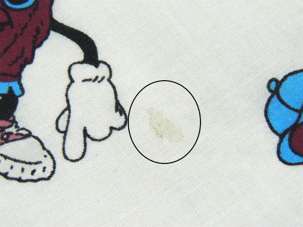 【カリフォルニアレーズンズ】ズンちゃん・1988年・ヴィンテージ・ファブリック/生地 USA