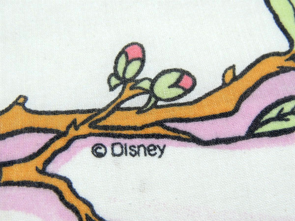 【美女と野獣】USA!ディズニー・大柄プリント・ユーズドシーツ(フラットタイプ)