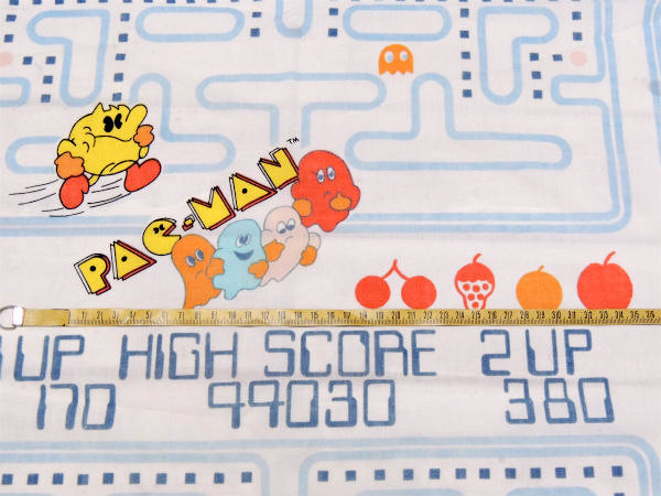 【パックマン】PAC-MAN・80'sヴィンテージ・ユーズドシーツ(ボックスタイプ)