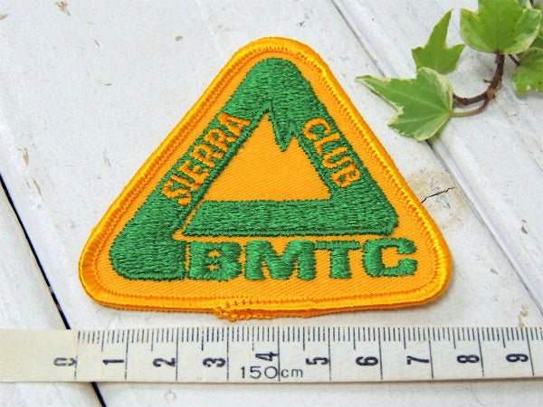 【シエラクラブ SIERRA】自然保護団体 ヴィンテージ 刺繍ワッペン デッドストック アウトドア