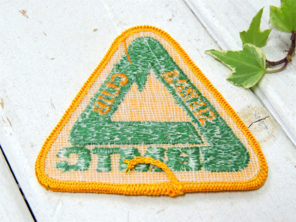 【シエラクラブ SIERRA】自然保護団体 ヴィンテージ 刺繍ワッペン デッドストック アウトドア