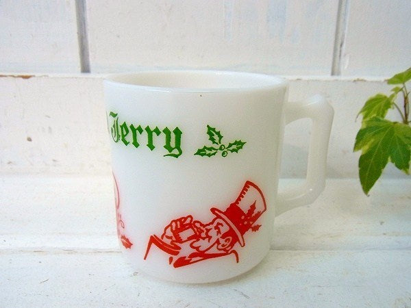 【ヘーゼルアトラス】Tom&Jerry・エッグノッグ・ヴィンテージ・マグカップ/クリスマス　US