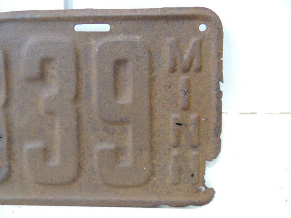 【ミネソタ州・1926s】オールドアメリカン・アンティーク・ナンバープレート・アメ車・クラシックカー