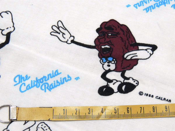 【カリフォルニアレーズンズ】USA・ズンちゃん・80'sヴィンテージ・ファブリック/生地 USA