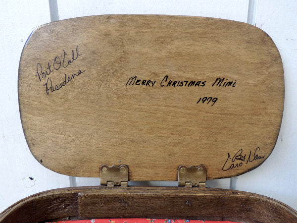 【Caro-Nan】1979年・アンティーク・カロナンバスケット/カゴバッグ/ハンドバッグ