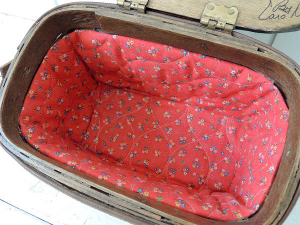 【Caro-Nan】1979年・アンティーク・カロナンバスケット/カゴバッグ/ハンドバッグ