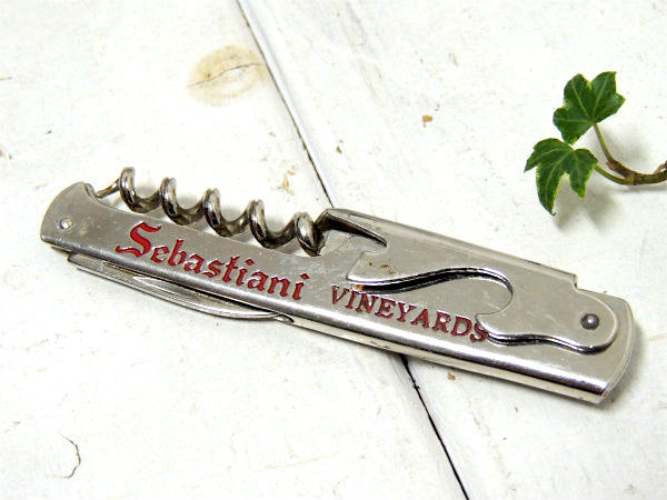 SONOMA・US カリフォルニア イタリア・ビンテージ・ワインオープナー・ソムリエナイフ 栓抜き