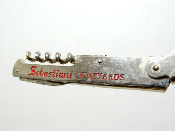 SONOMA・US カリフォルニア イタリア・ビンテージ・ワインオープナー・ソムリエナイフ 栓抜き