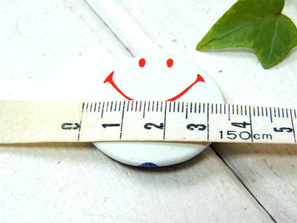 スマイル・smile・笑顔 デッドストック・1950~1960・ヴィンテージ・缶バッジ・USA