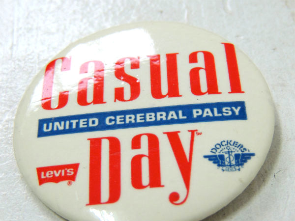 【リーバイスLevi's/DOCKER'S】1980's~ヴィンテージ・缶バッジ・デッドストック