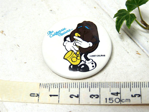87's カリフォルニアレーズン キャラクター・ズンちゃん・ビンテージ・缶バッジ・US アクセサリー