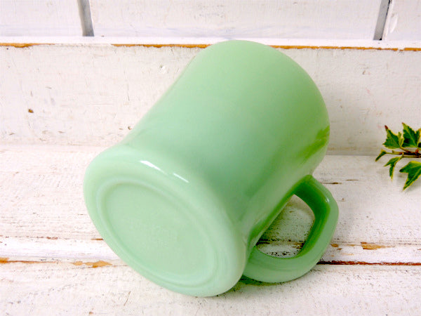 【Fire King】美品・ファイヤーキング・ジェダイ・Dハンドル・マグカップ/50's