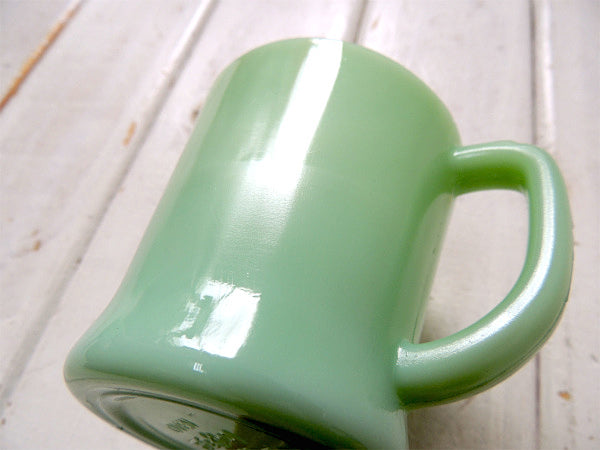 【Fire King】美品・ファイヤーキング・ジェダイ・Dハンドル・マグカップ/50's