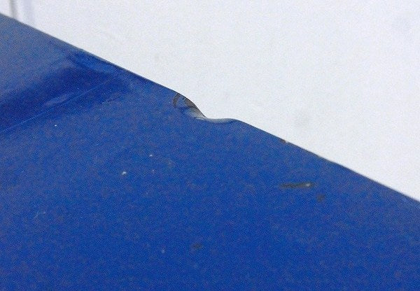 新聞受け付き・横型・青色・メールボックス/郵便受け/ポスト USA