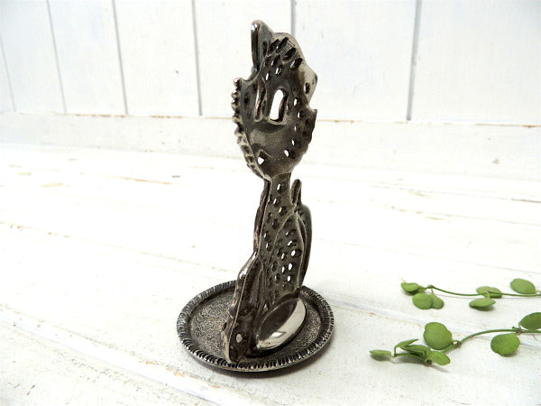 可愛いネコのピアスホルダー・宝石置き・アンティーク&ヴィンテージ