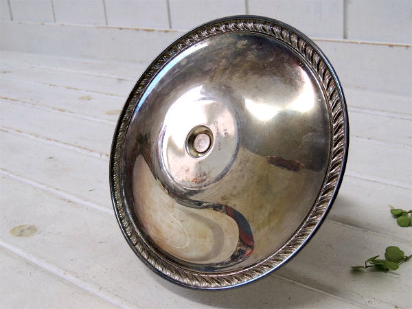 【WM ROGERS】シルバー製・アンティーク・2段トレイ/アフタヌーンティートレイ