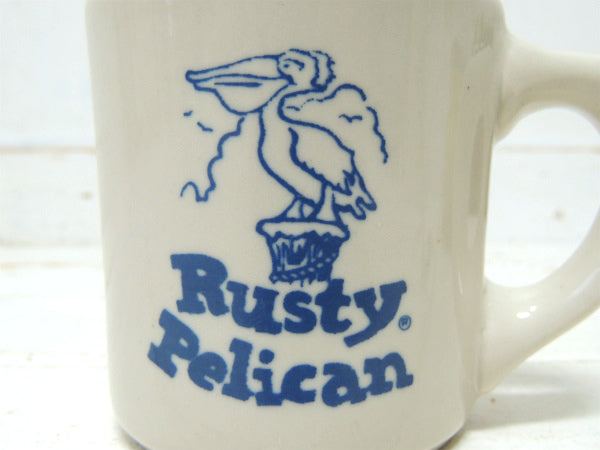 【Rusty Pelican】ペリカン・陶器製・ヴィンテージ・マグカップ・ダイナーマグ・コーヒーマグ