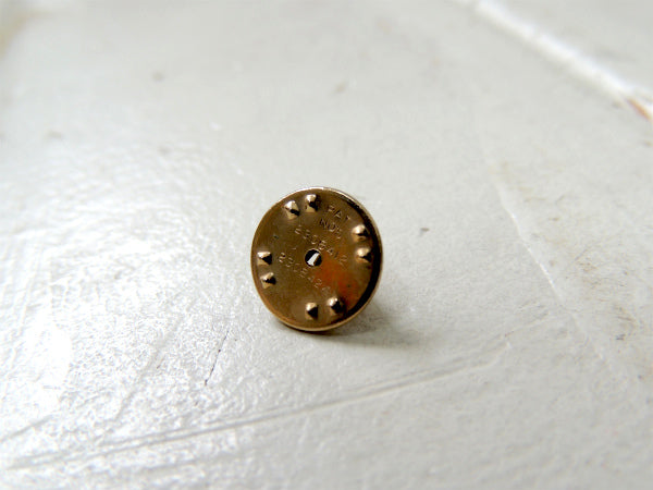 【S・英文字】アンティーク・ちいさなピンバッジ・ピンズ・シルバーゴールド色