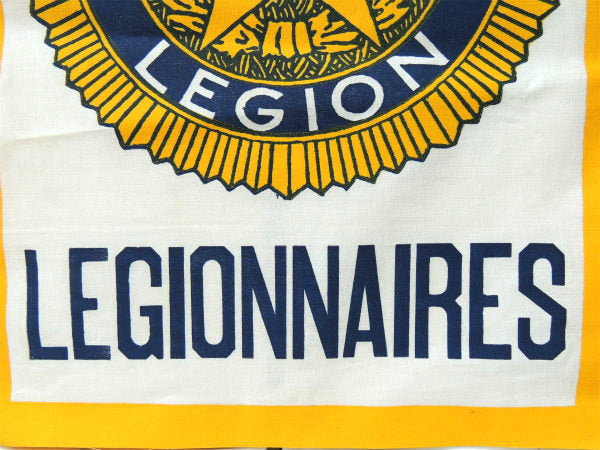 US  ウエルカムサイン 看板  米国在郷軍人団・ビンテージ・バナー・フラッグ・旗・ミリタリー