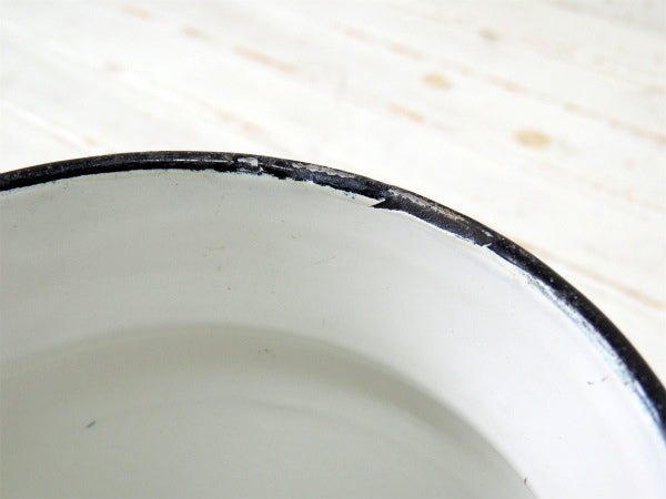 【ポーランド製】青色・木製ハンドル付き・アンティーク・ミルク缶/ミルクポット/POLAND