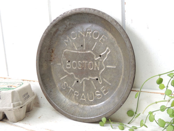MONROE BOSTON STRAUS 1940s〜USA地図・ビンテージ・パイ皿・パイプレート
