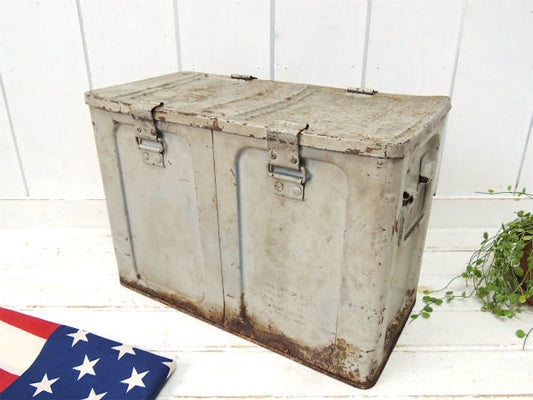1944y US NAVY 第二次世界大戦 アメリカ 海軍 ミリタリー 40's ヴィンテージ 弾薬箱 アーモボックス