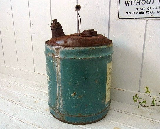 【WARDS Vitalized】5ガロン・ヴィンテージ・モーターオイル缶 USA