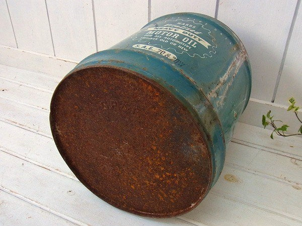 【WARDS Vitalized】5ガロン・ヴィンテージ・モーターオイル缶 USA