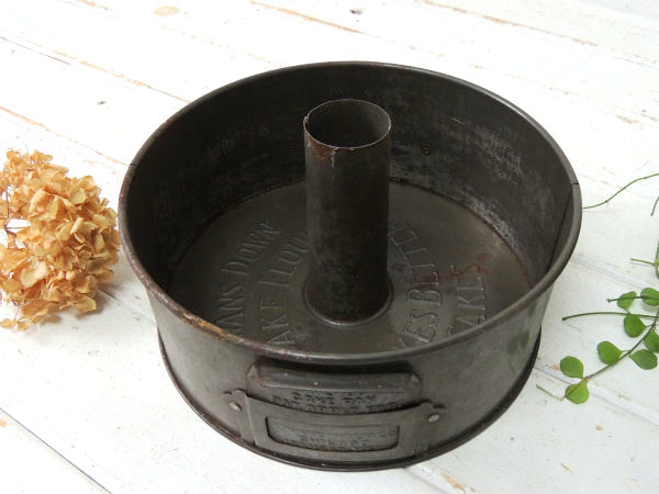 SWANS DOWN CAKE FLOUR メタル US アンティーク ケーキモールド 菓子型 焼型