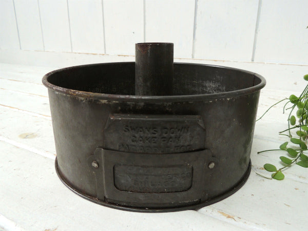 SWANS DOWN CAKE FLOUR メタル US アンティーク ケーキモールド 菓子型 焼型