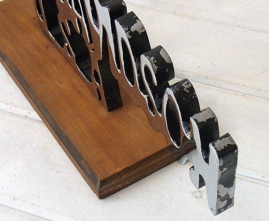 HARLEY DAVIDSON USA ハーレーダビッドソン ヴィンテージ サイン 看板 オブジェ  オートバイ カスタムショップ