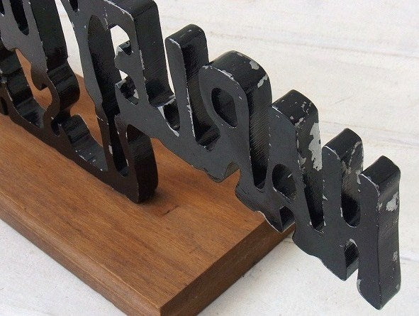 HARLEY DAVIDSON USA ハーレーダビッドソン ヴィンテージ サイン 看板 オブジェ  オートバイ カスタムショップ