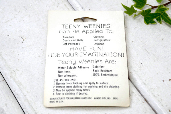 USA ホールマーク・1970 お日様・太陽・スマイル・ヴィンテージ・ワッペン・刺繍・デッドストック